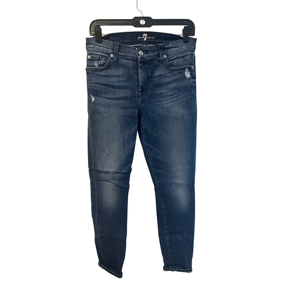 ⭐️ Women’s  7 For All Mankind Cropped Ankle Jeans Size 28X26